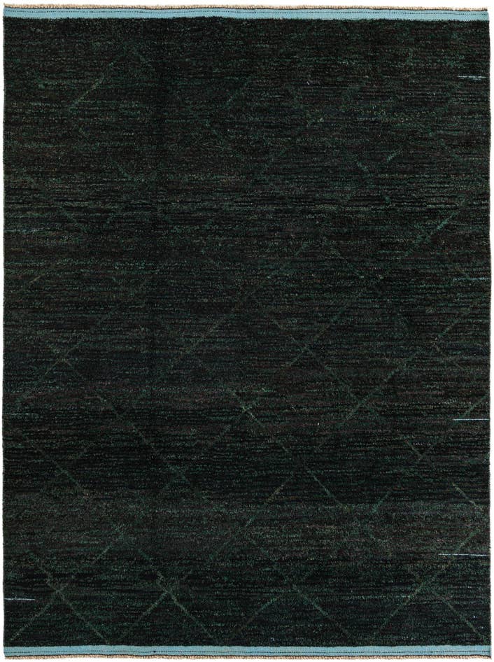 Detail image of 8' x 10' 8 Hand Knotted Moroccan Wool Rug