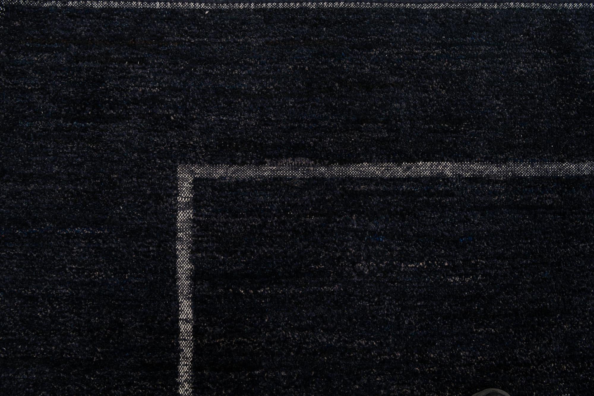 10' 7 x 13' 10 Hand Knotted Moroccan Wool Rug