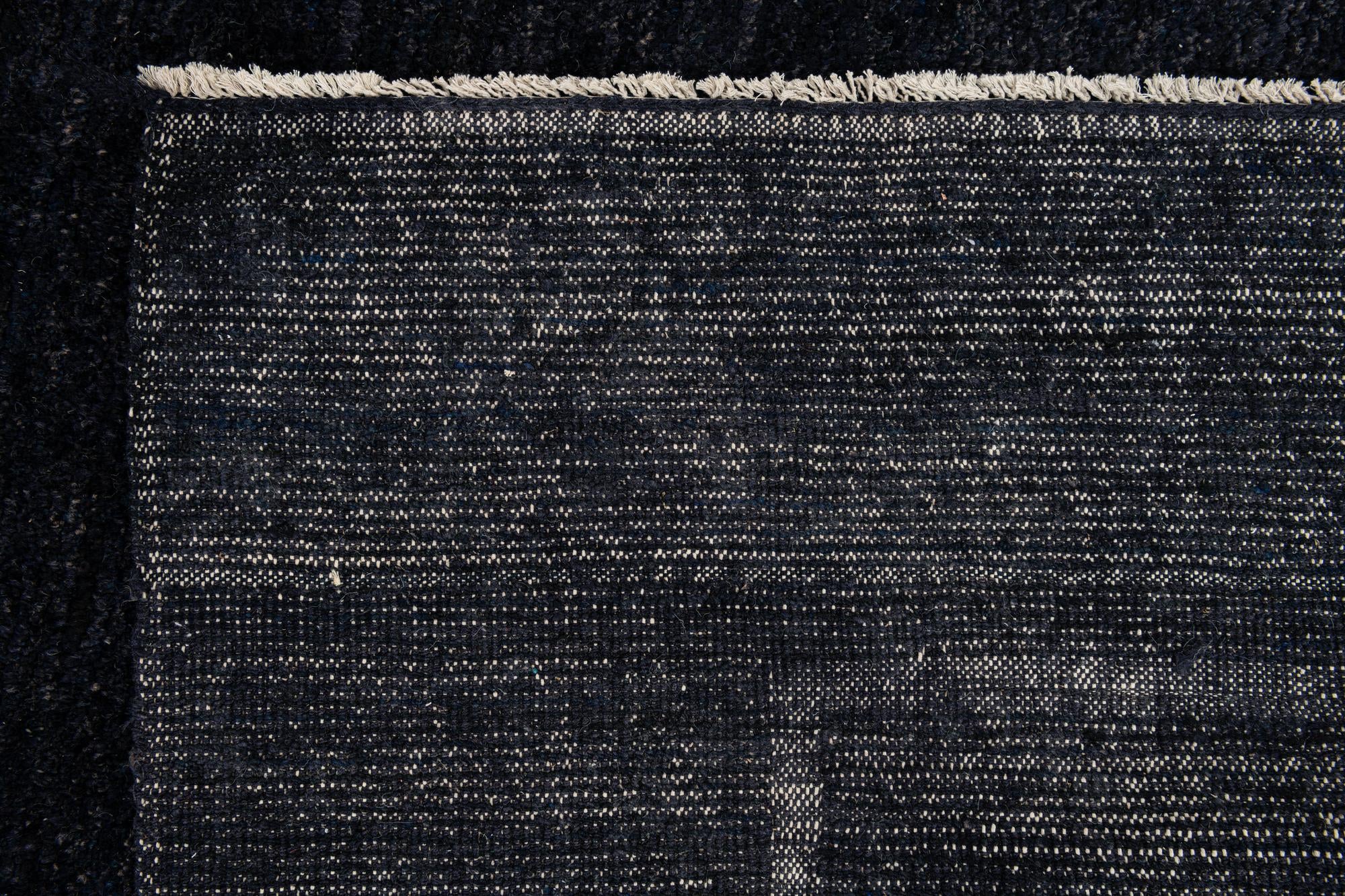 10' 7 x 13' 10 Hand Knotted Moroccan Wool Rug
