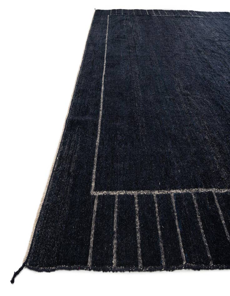 Detail image of 12' 8 x 14' 8  Hand Knotted Moroccan Wool Rug