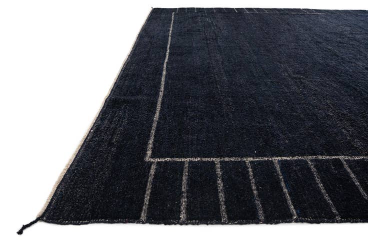 Detail image of 12' 8 x 14' 8 Hand Knotted Moroccan Wool Rug