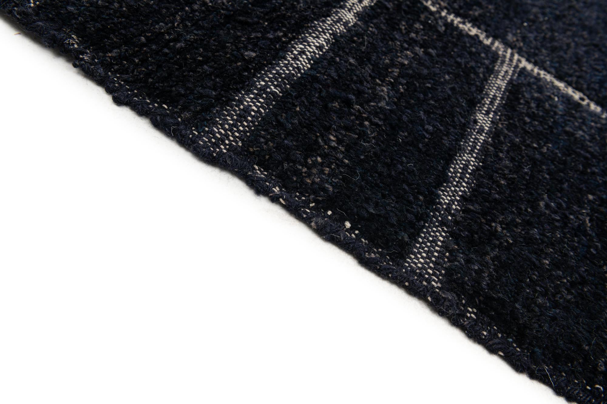 12' 8 x 14' 8 Hand Knotted Moroccan Wool Rug