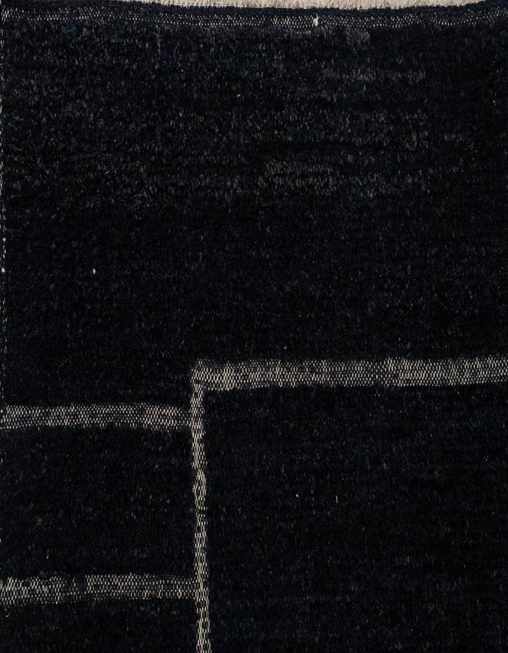 Detail image of 12' 8 x 14' 8  Hand Knotted Moroccan Wool Rug