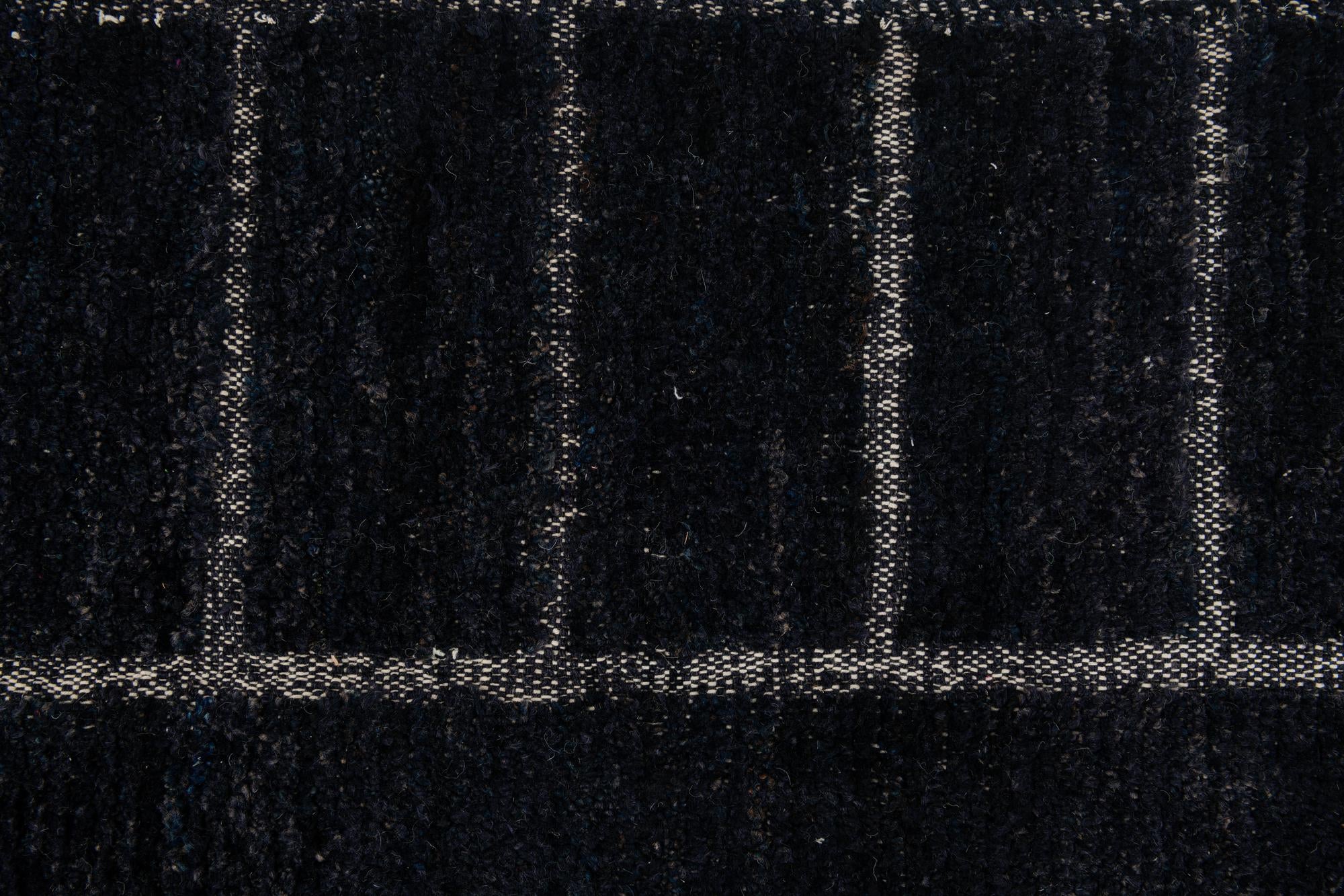 12' 8 x 14' 8 Hand Knotted Moroccan Wool Rug