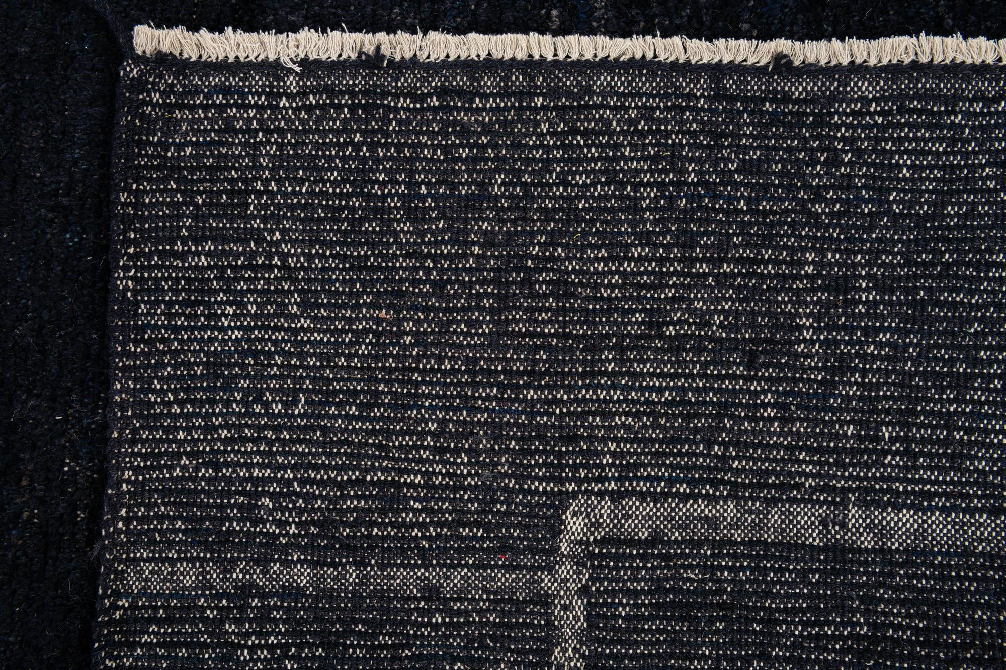 12' 8 x 14' 8 Hand Knotted Moroccan Wool Rug