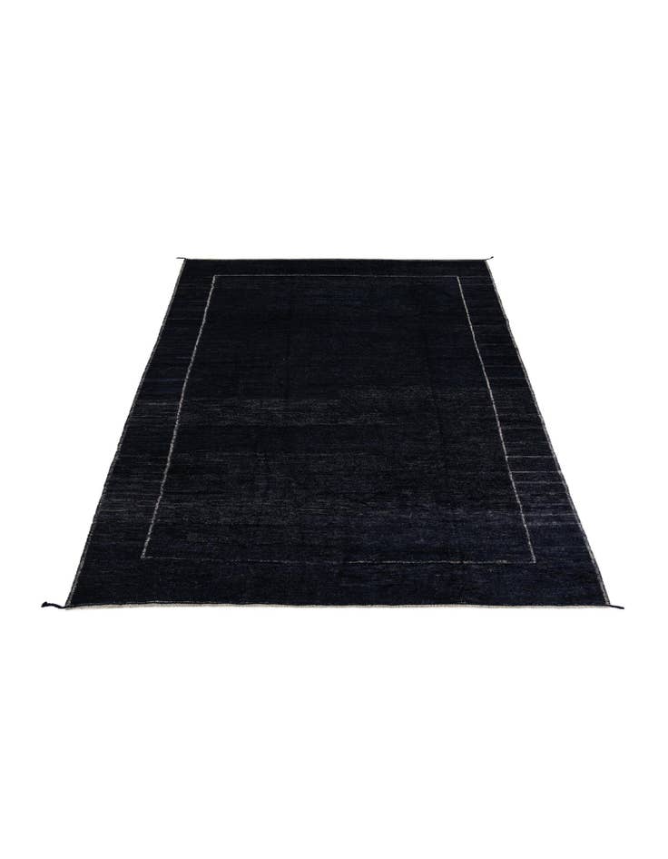 Detail image of 10' 10 x 13' 5 Hand Knotted Moroccan Wool Rug