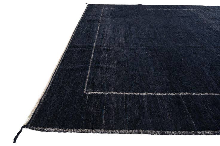 Detail image of 10' 10 x 13' 5 Hand Knotted Moroccan Wool Rug