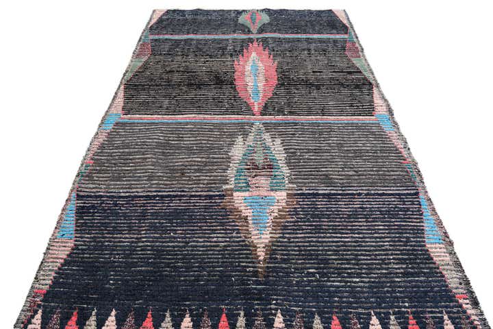 5' 3 x 8' 3 Hand Knotted Moroccan Wool Rug