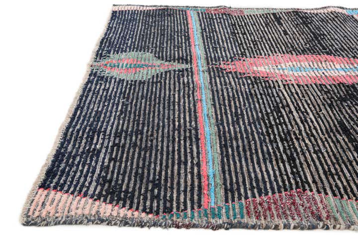 5' 3 x 8' 3 Hand Knotted Moroccan Wool Rug