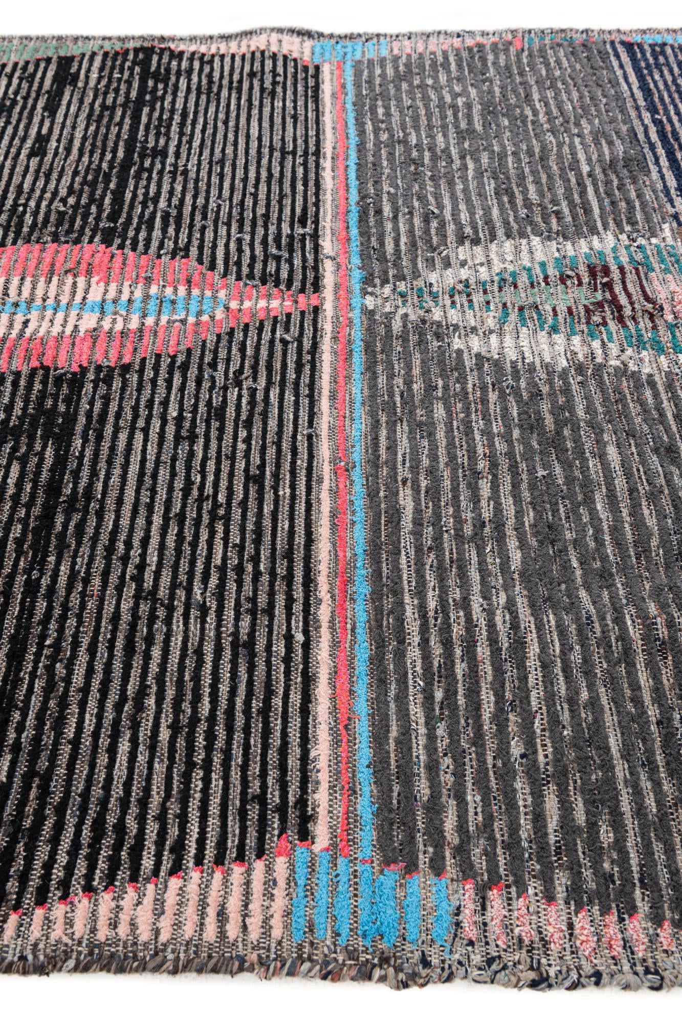 5' 3 x 8' 3 Hand Knotted Moroccan Wool Rug