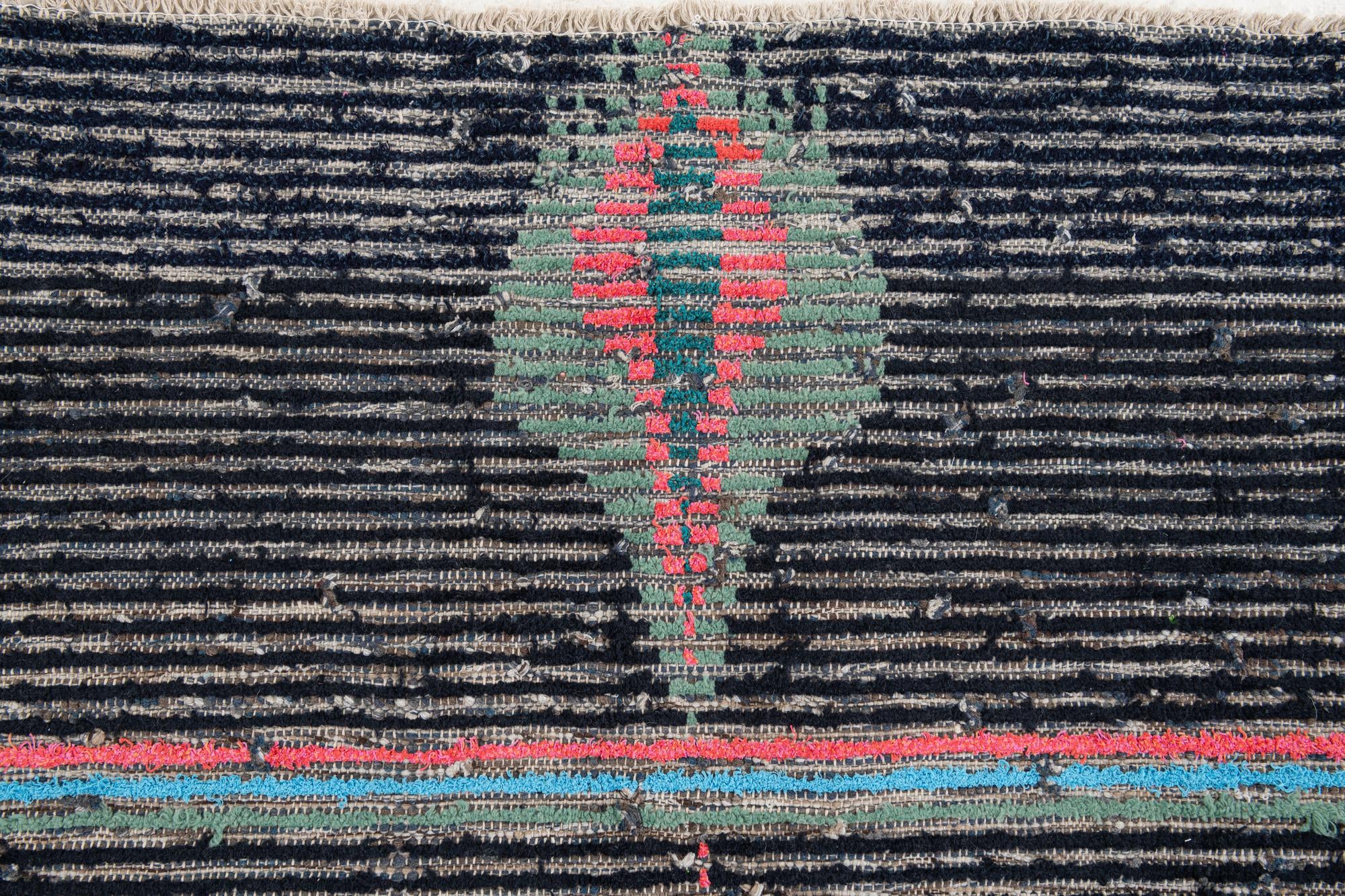 5' 3 x 8' 3 Hand Knotted Moroccan Wool Rug