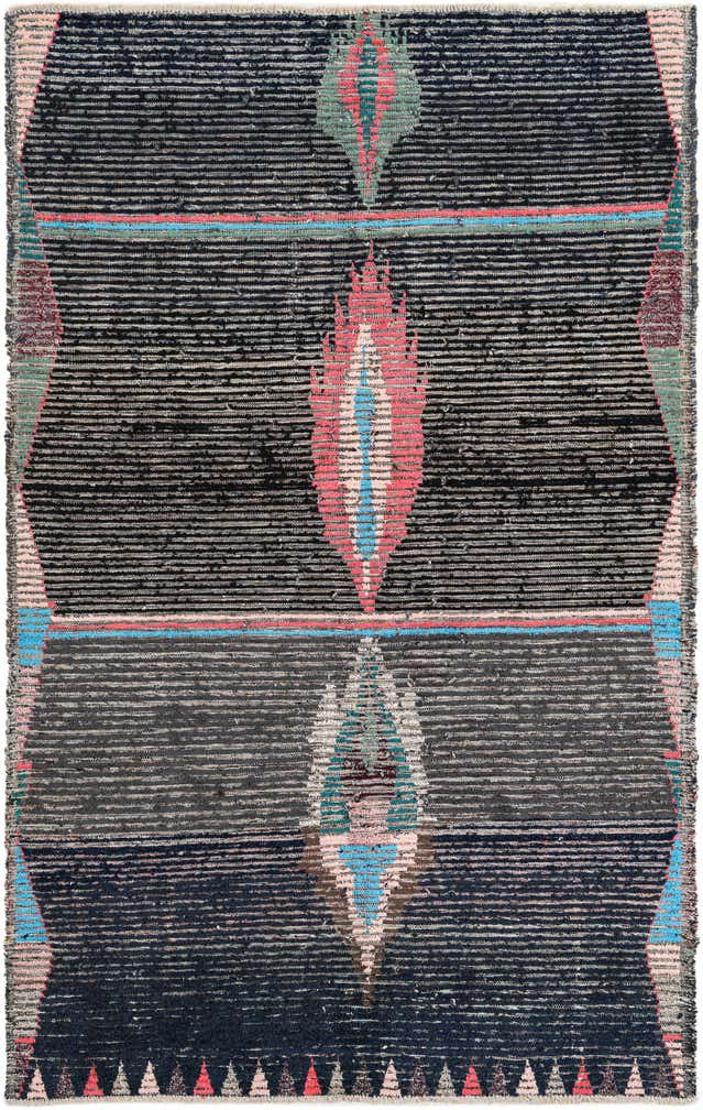 5' 3 x 8' 3 Hand Knotted Moroccan Wool Rug