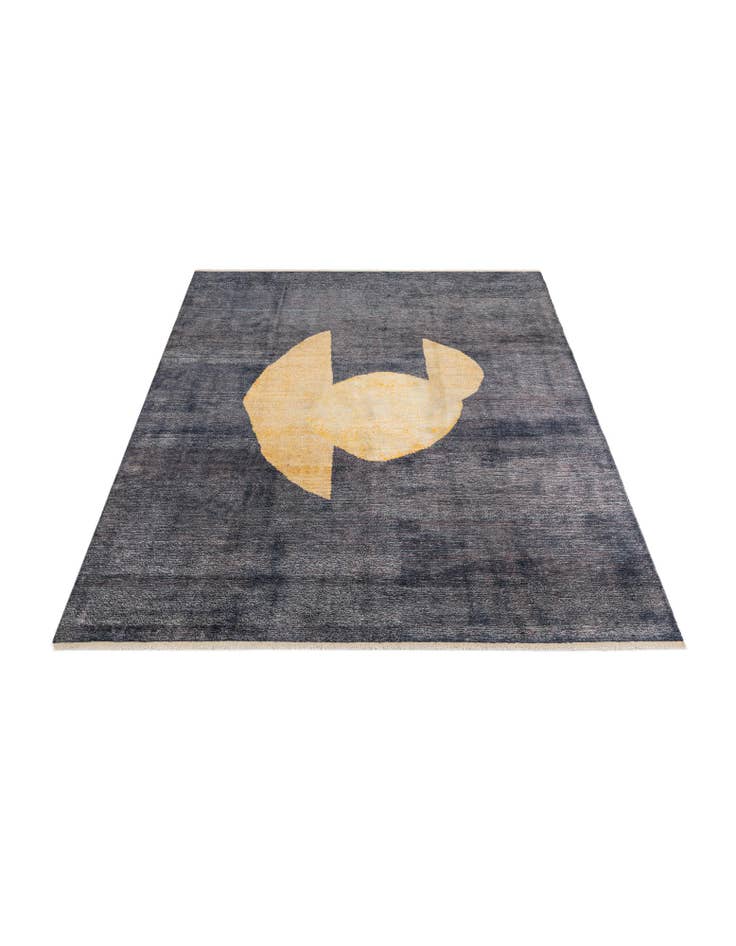 Detail image of 9' 5 x 11' 8 Hand Knotted Moroccan Wool Rug