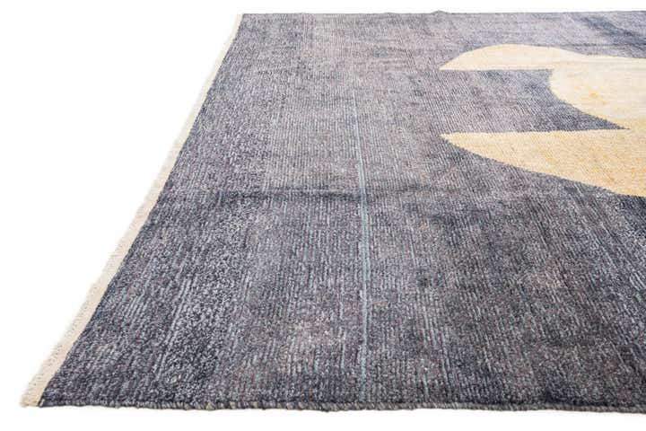 9' 5 x 11' 8 Hand Knotted Moroccan Wool Rug