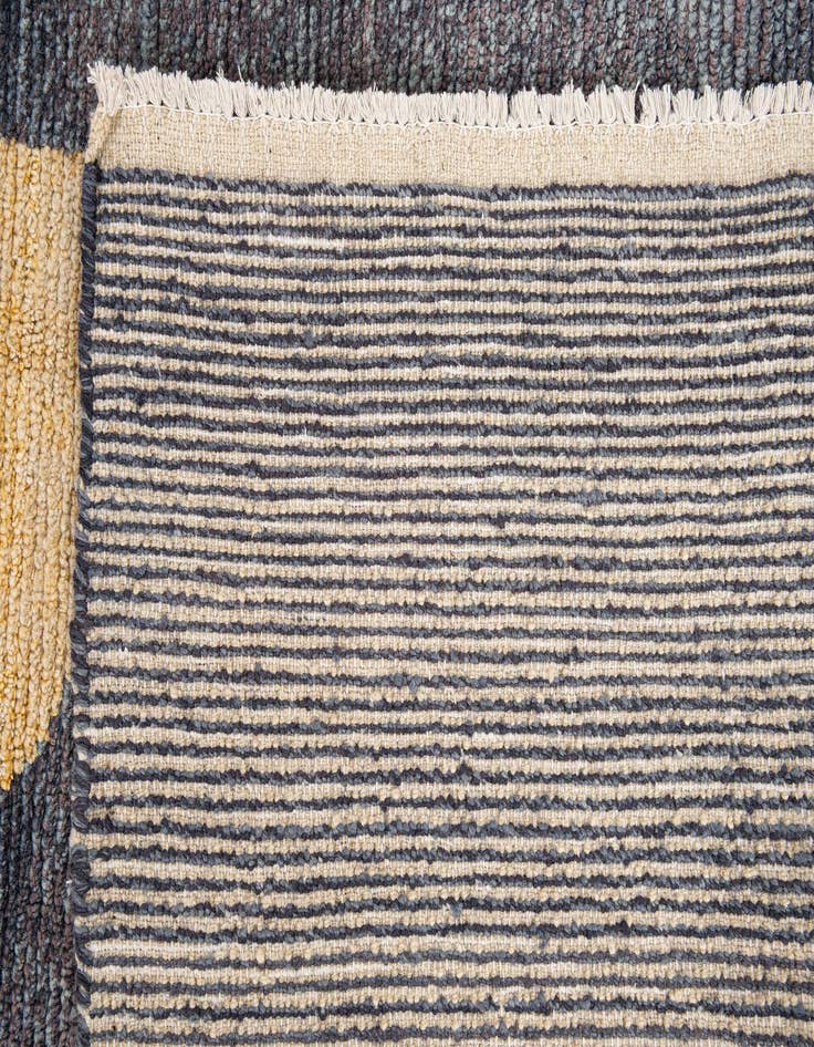 Detail image of 9' 5 x 11' 8  Hand Knotted Moroccan Wool Rug