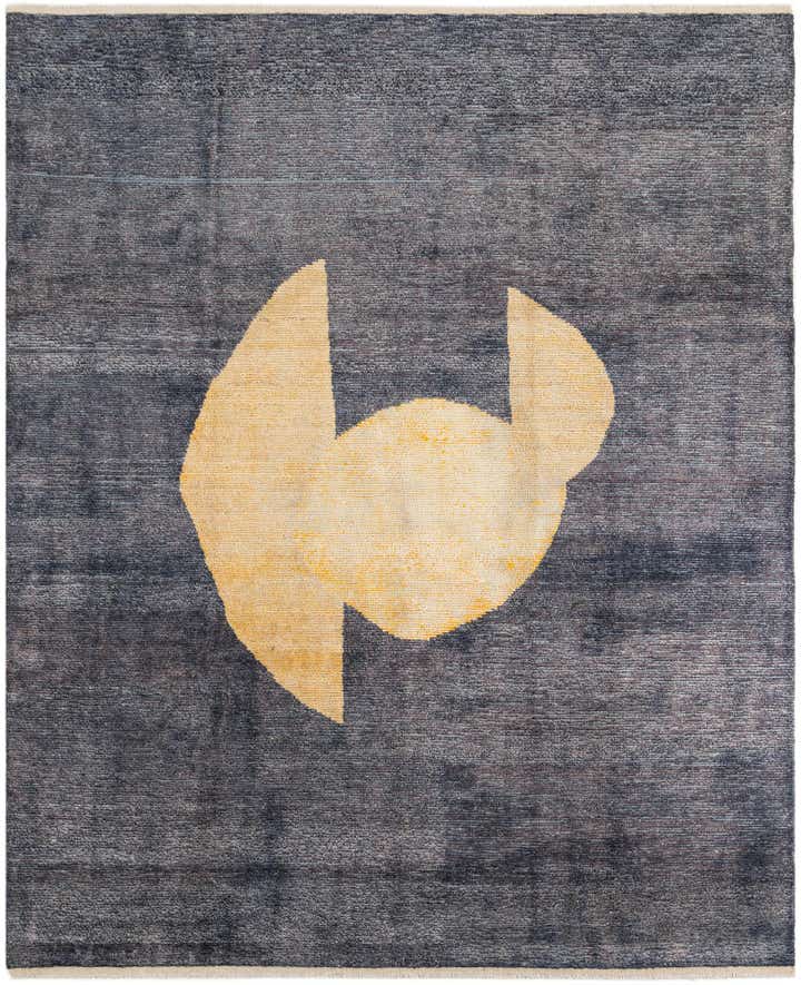 9' 5 x 11' 8 Hand Knotted Moroccan Wool Rug