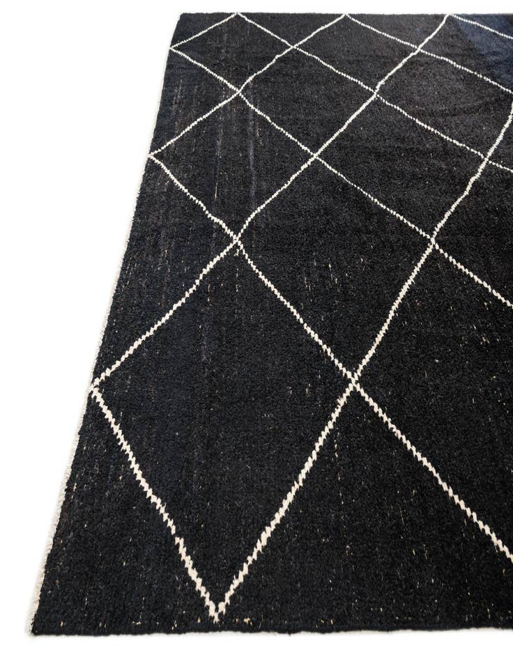 Detail image of 8' 5 x 9' 10  Hand Knotted Moroccan Wool Rug