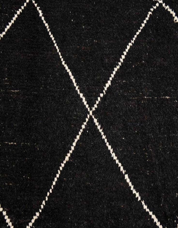 Detail image of 8' 5 x 9' 10  Hand Knotted Moroccan Wool Rug