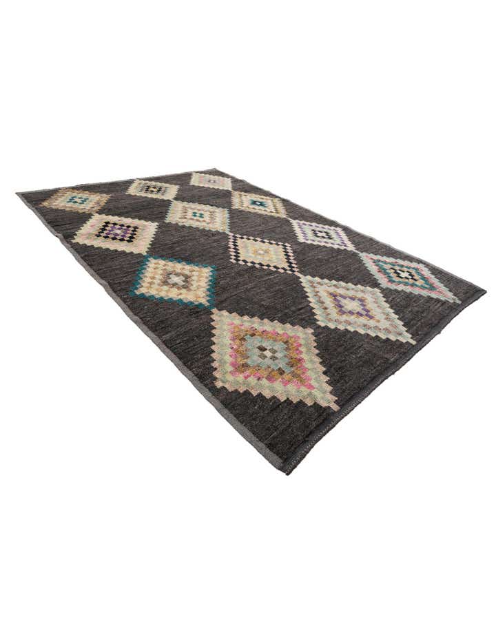 8' 7 x 12' 3 Hand Knotted Moroccan Wool Rug