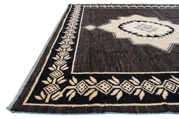 11' 10 x 15' Hand Knotted Moroccan Wool Rug