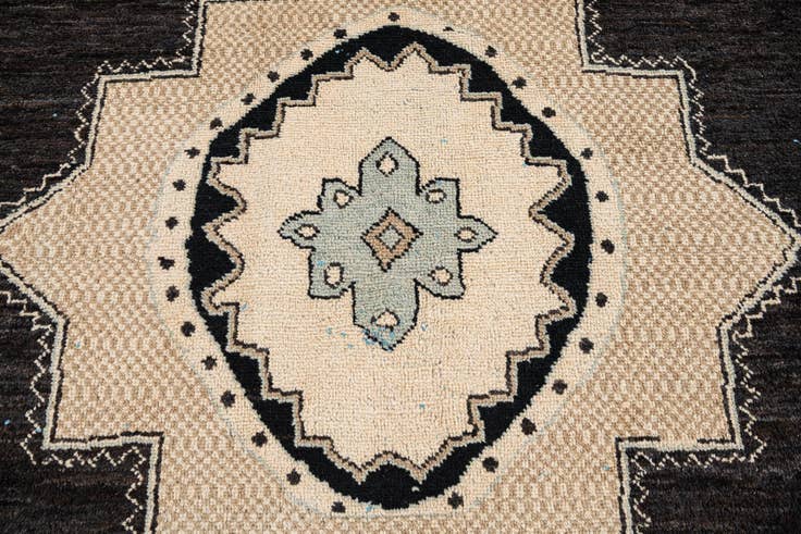 Detail image of 11' 10 x 15' Hand Knotted Moroccan Wool Rug