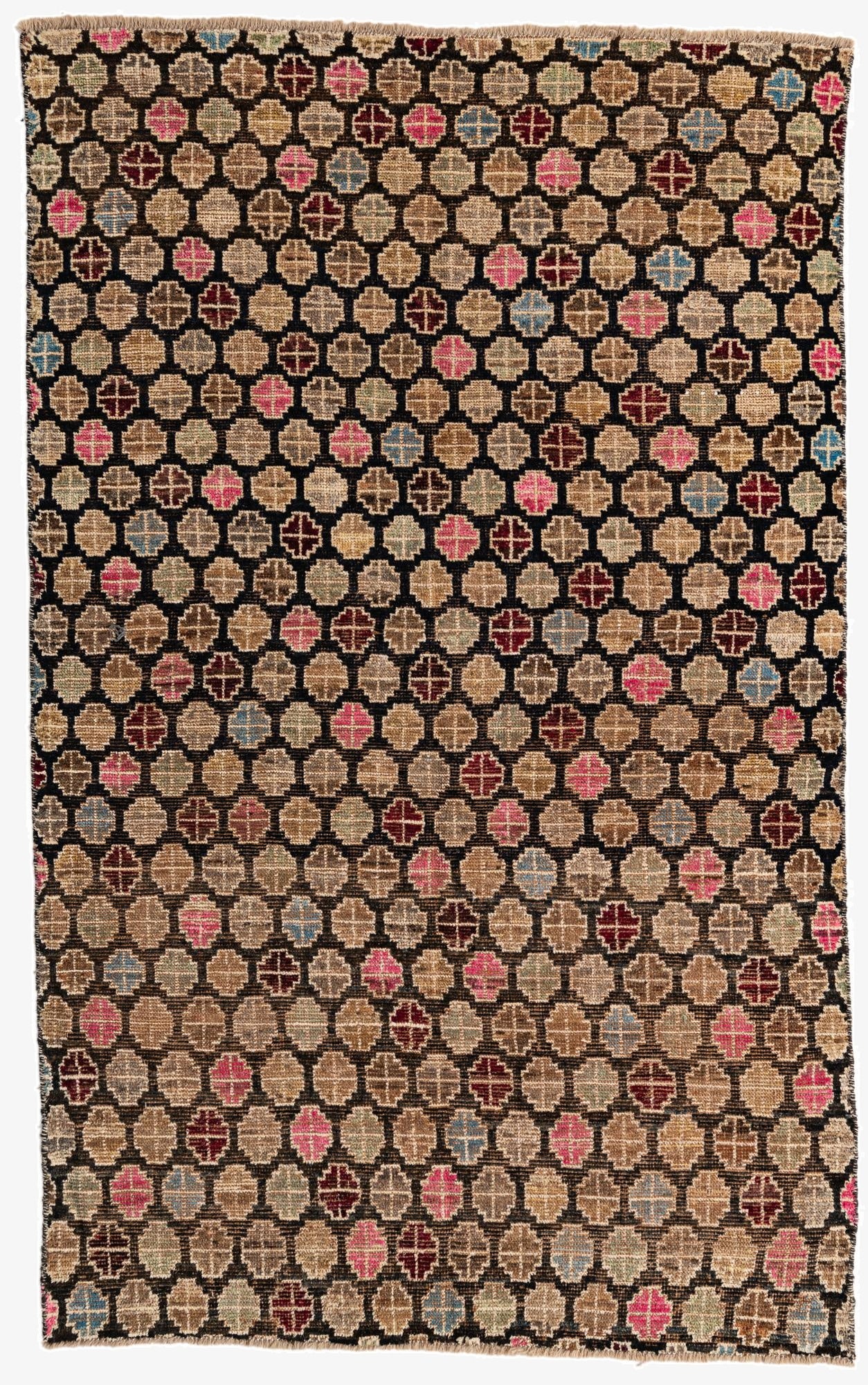 5' x 8' 2  Hand Knotted Moroccan Wool Rug