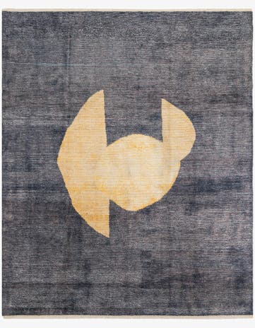 9' 5 x 11' 8 Hand Knotted Moroccan Wool Rug