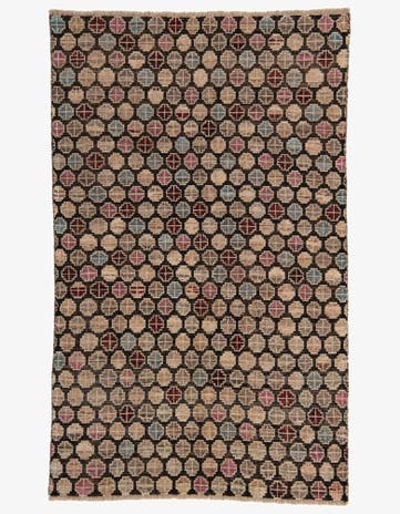 5' x 8' Hand Knotted Moroccan Wool Rug