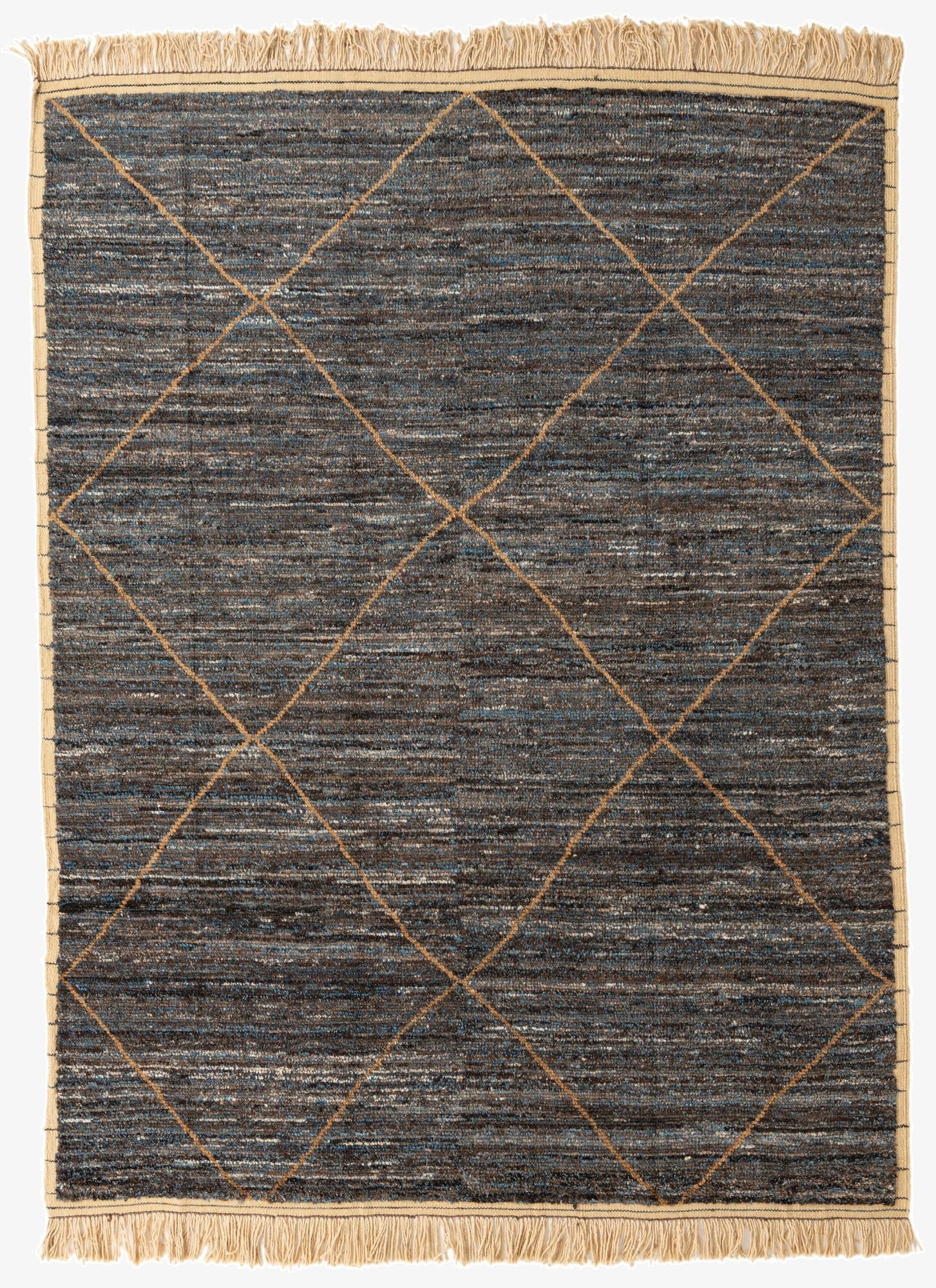 7' 10 x 10' 6  Hand Knotted Moroccan Wool Rug