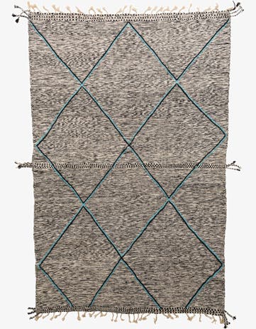 9' 2 x 14' Hand Knotted Moroccan Wool Rug