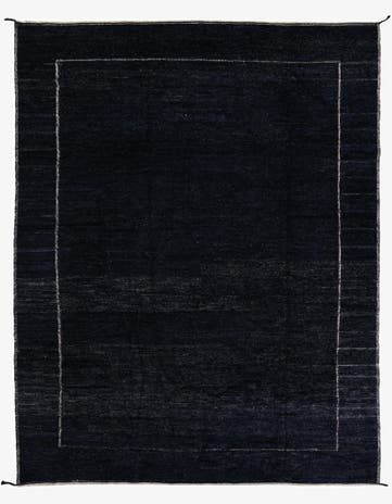 10' 10 x 13' 5 Hand Knotted Moroccan Wool Rug