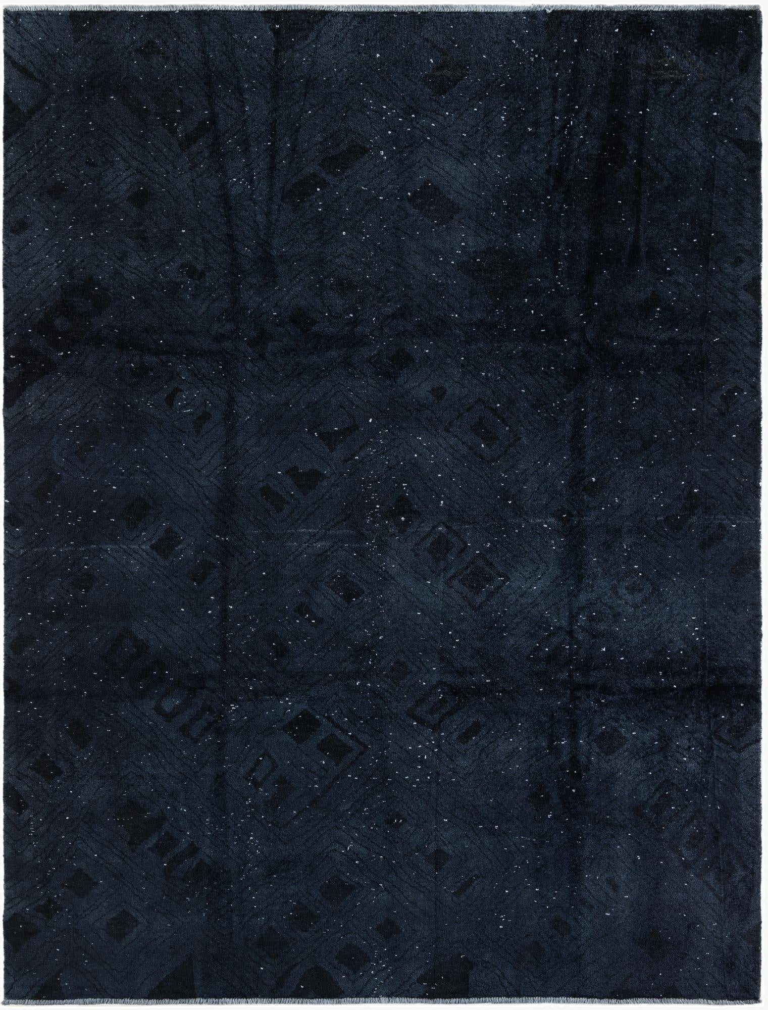 8' x 10' 5  Hand Knotted Moroccan Wool Rug