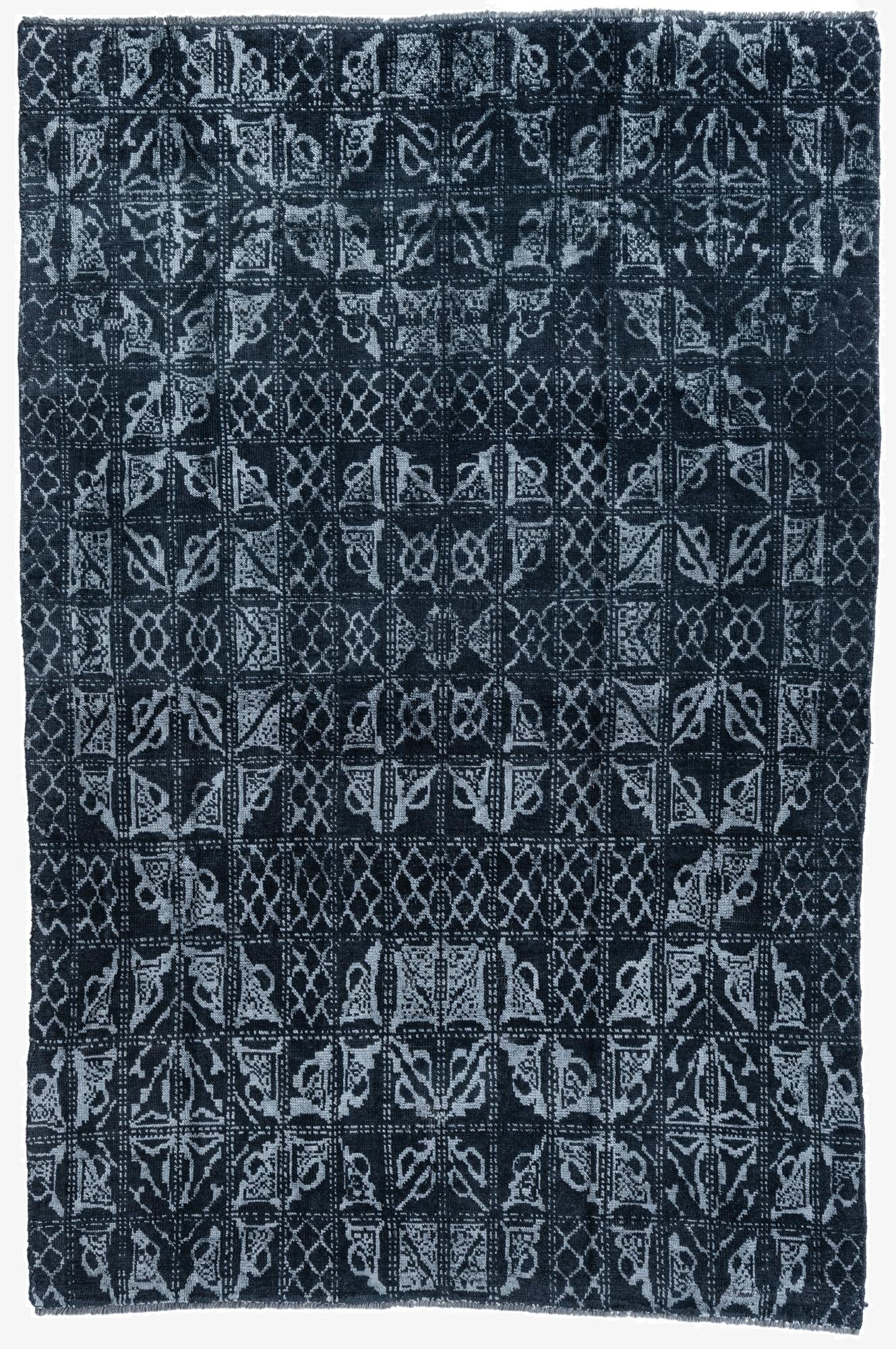 6' x 9'  Hand Knotted Moroccan Rug