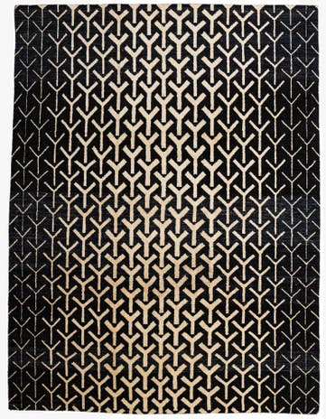 9' 2 x 12' Hand Knotted Moroccan Wool Rug