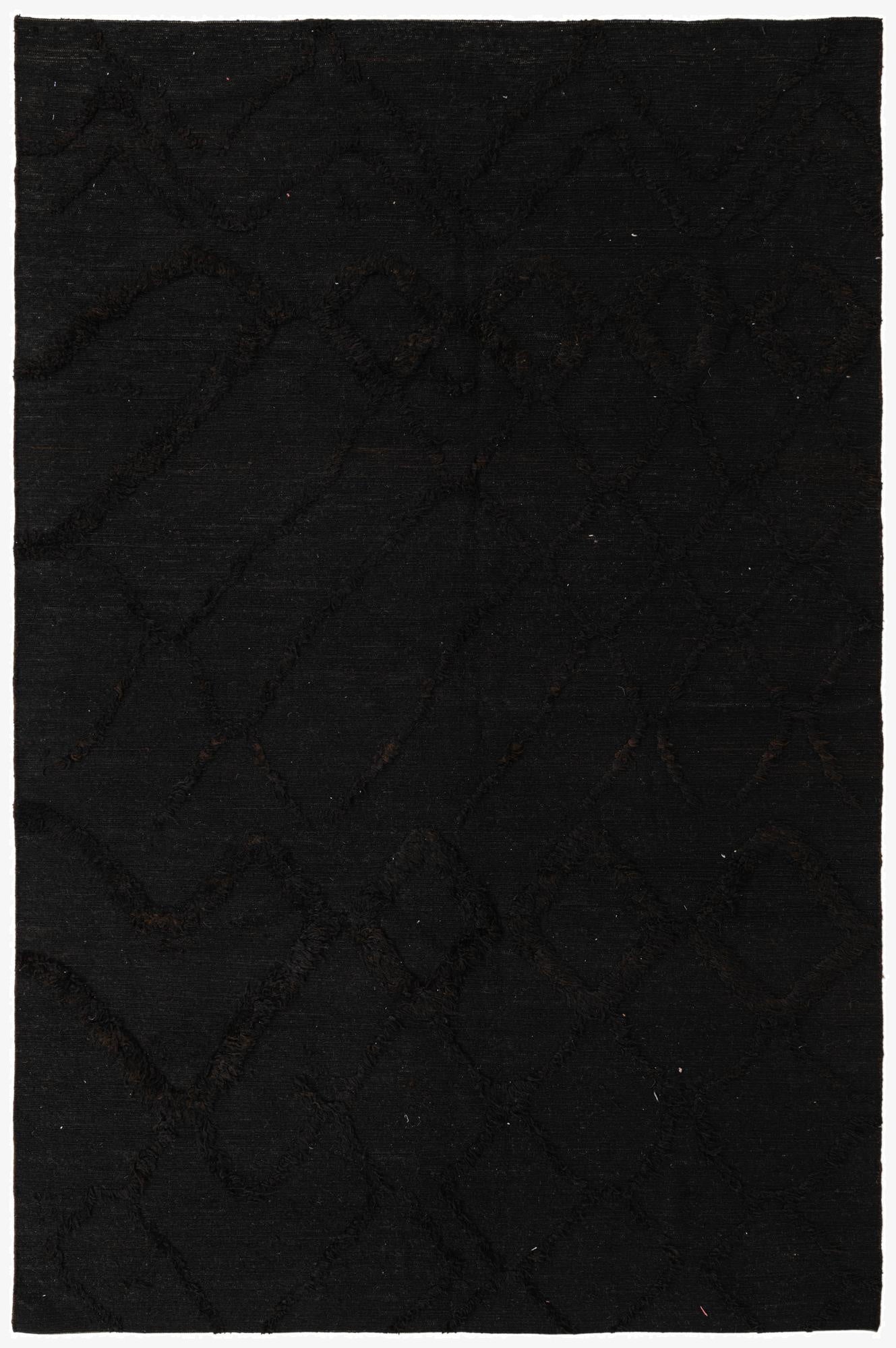 6' 5 x 9' 9  Hand Knotted Moroccan Wool Rug