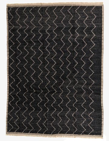 9' 2 x 12' 5 Hand Knotted Moroccan Wool Rug