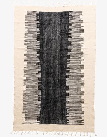 6' 9 x 10' 6 Hand Knotted Moroccan Wool Rug