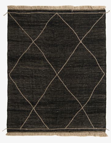 8' 1 x 10' 1 Hand Knotted Moroccan Wool Rug