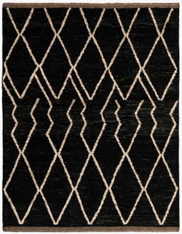 5' 4 x 6' 6 Hand Knotted Moroccan Wool Rug