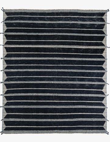 8' 6 x 10' Hand Knotted Moroccan Wool Rug