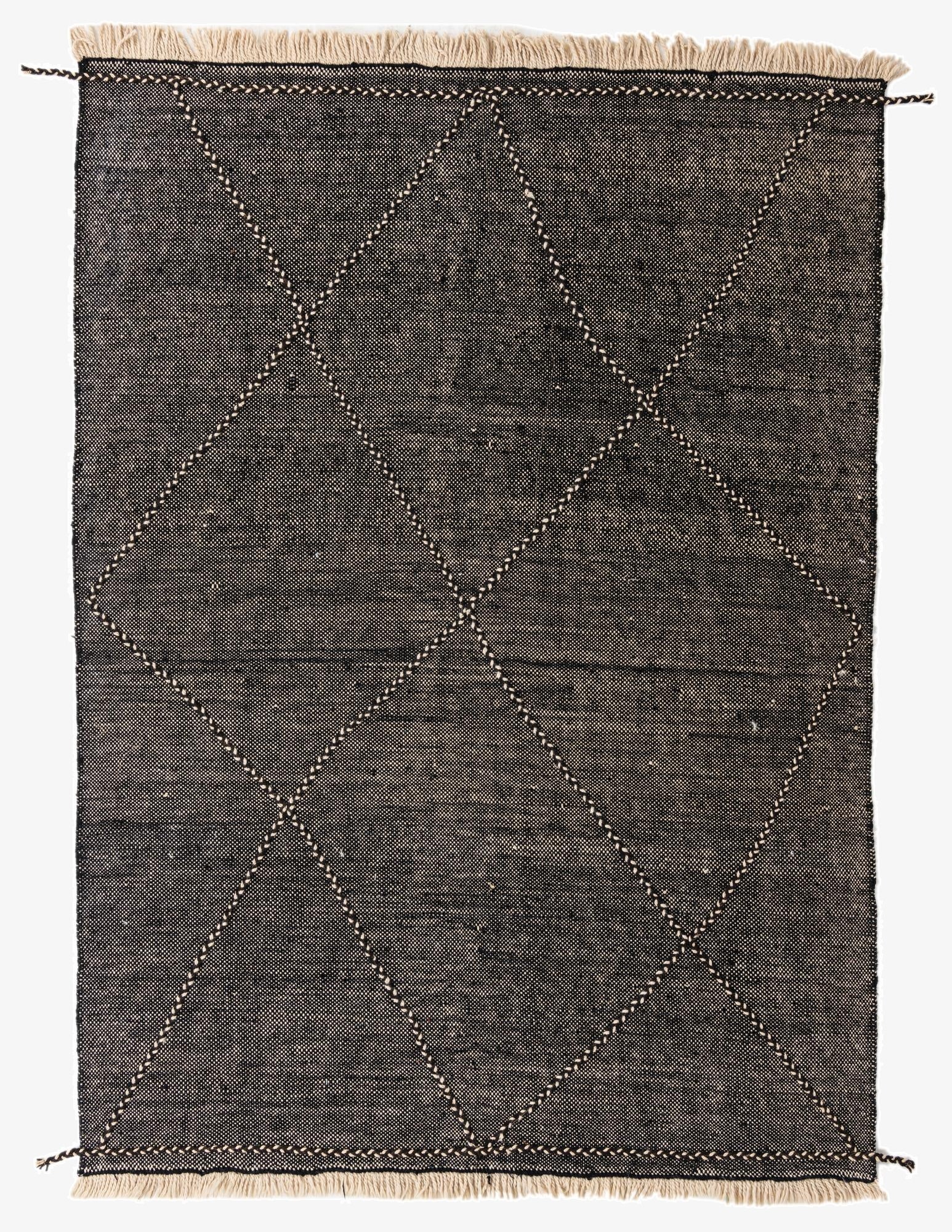 Primary image 7' x 9' 8  Hand Knotted Moroccan Wool Rug