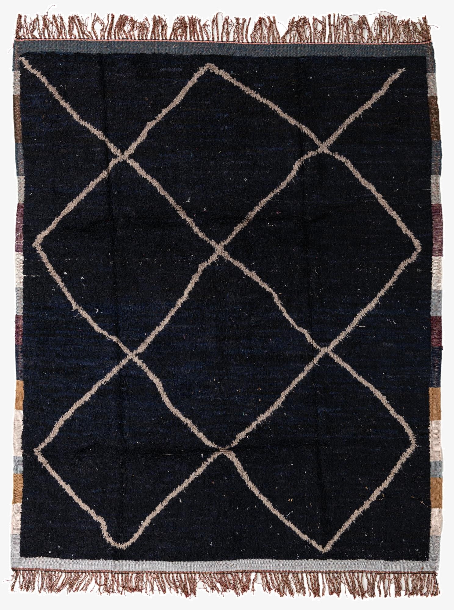 Primary image 8' x 10'  Hand Knotted Moroccan Wool Rug