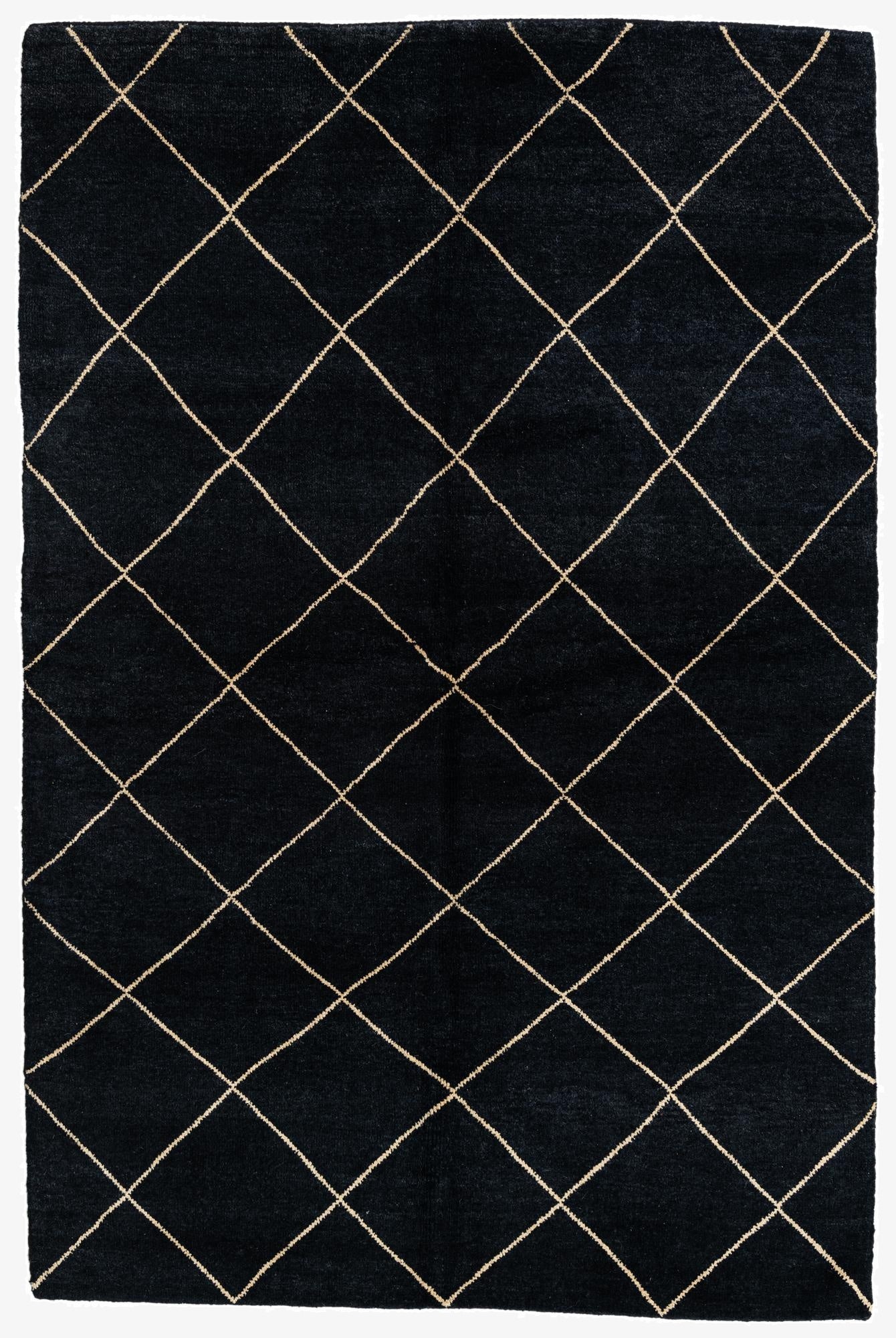 Primary image 5' 7 x 8' 4  Hand Knotted Moroccan Wool Rug