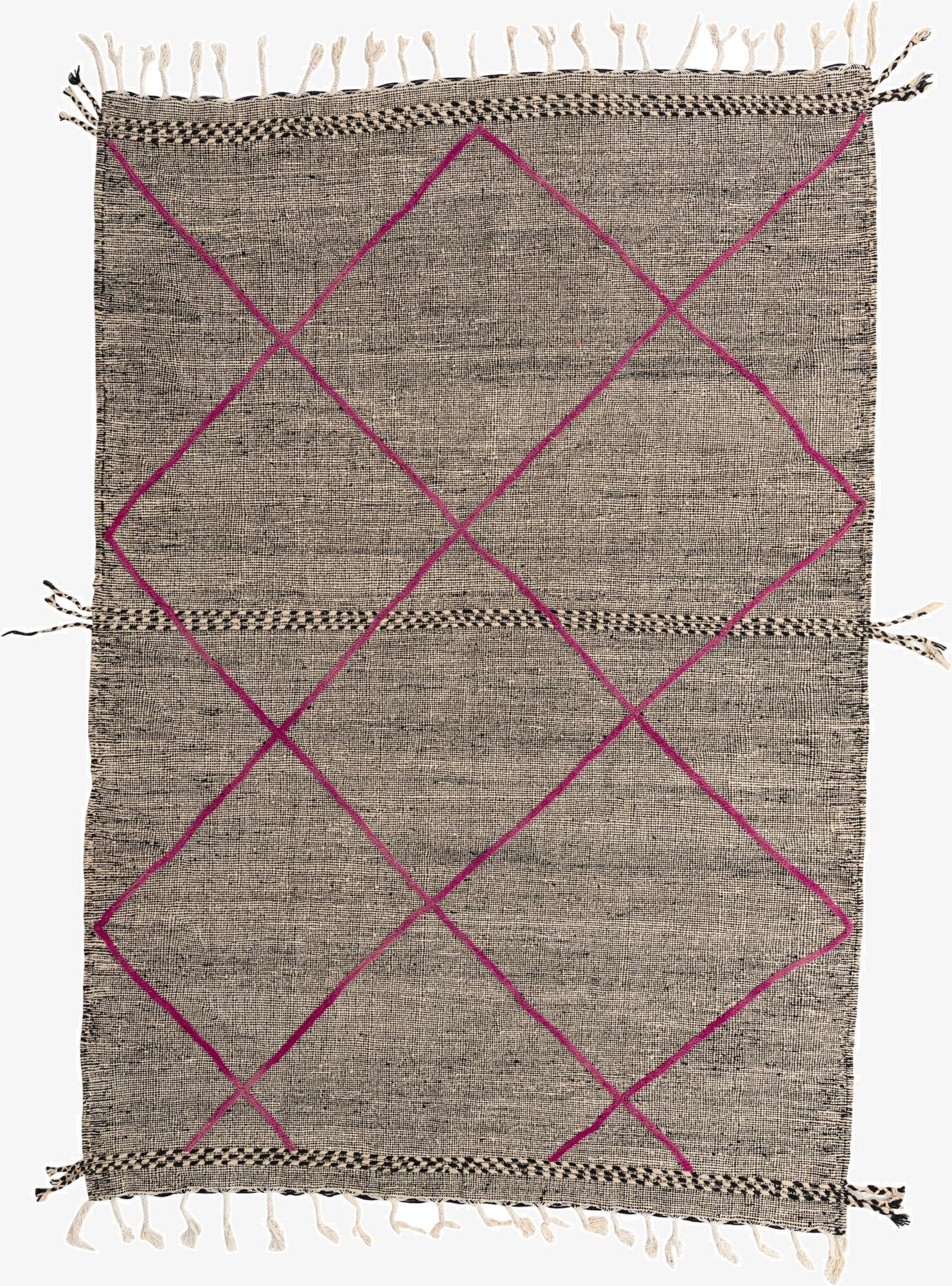 7' 9 x 11' 4  Hand Knotted Moroccan Wool Rug
