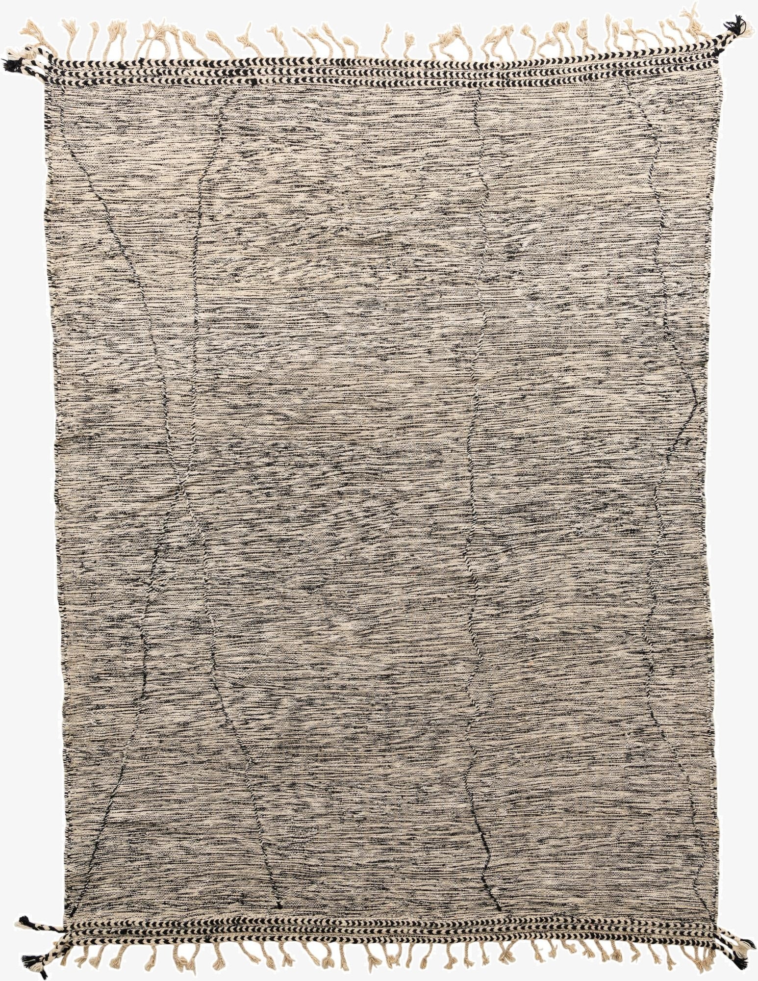 9' 6 x 12' 9  Hand Knotted Moroccan Wool Rug