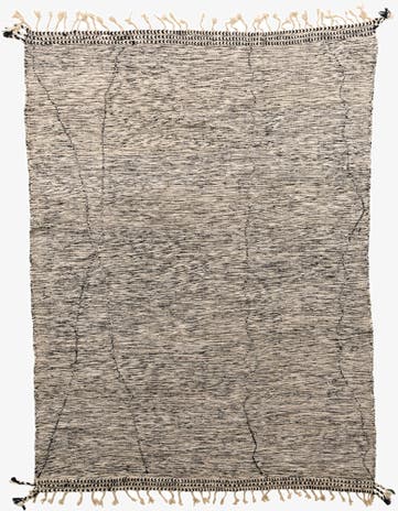 9' 6 x 12' 9 Hand Knotted Moroccan Wool Rug