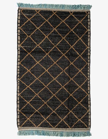 5' 2 x 8' 6 Hand Knotted Moroccan Wool Rug