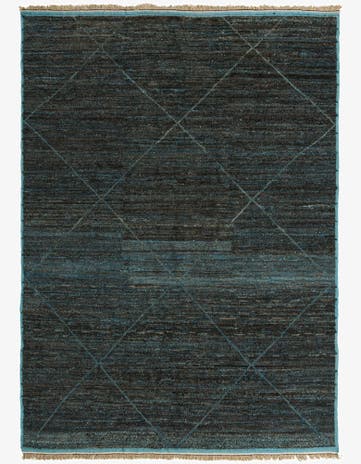 9' 2 x 12' 9 Hand Knotted Moroccan Wool Rug