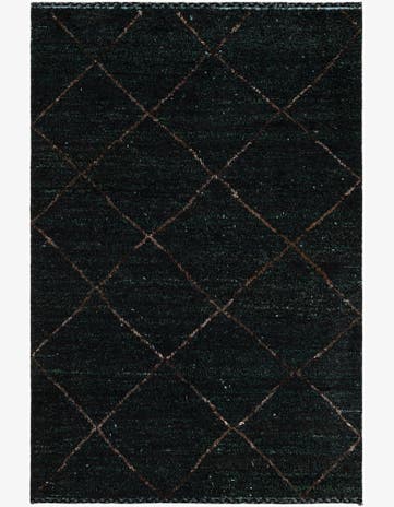 6' 4 x 9' 2 Hand Knotted Moroccan Wool Rug