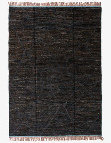8' 10 x 12' 7 Hand Knotted Moroccan Wool Rug